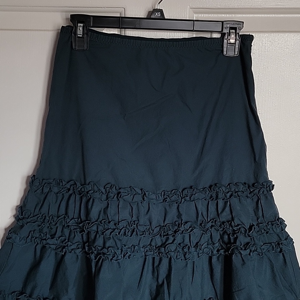 Ann Taylor LOFT skirt, 4P, dark green. - Picture 8 of 8
